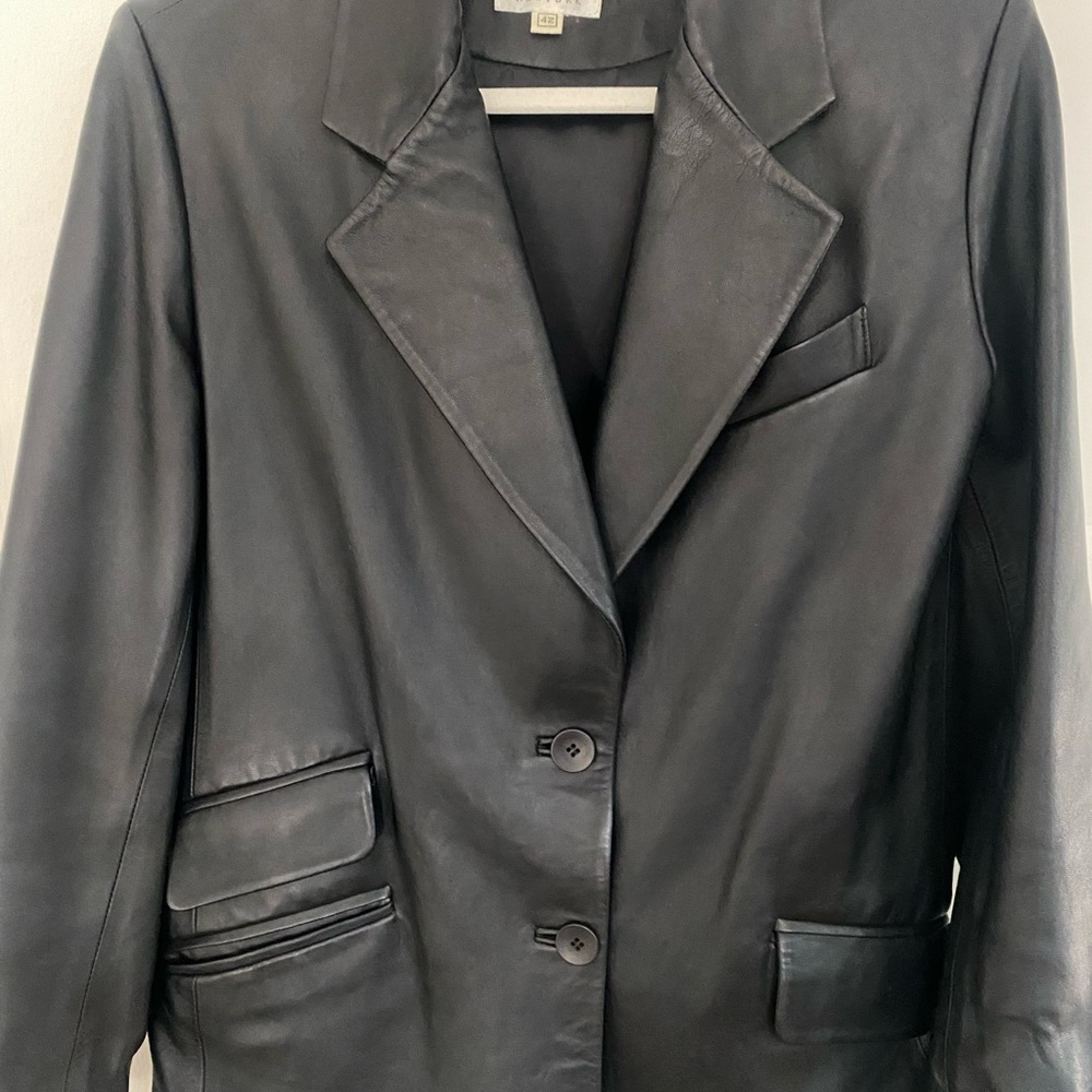 Leather Blazer - image 2